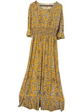 Seven Islands Smocked Maxi Dress 3X